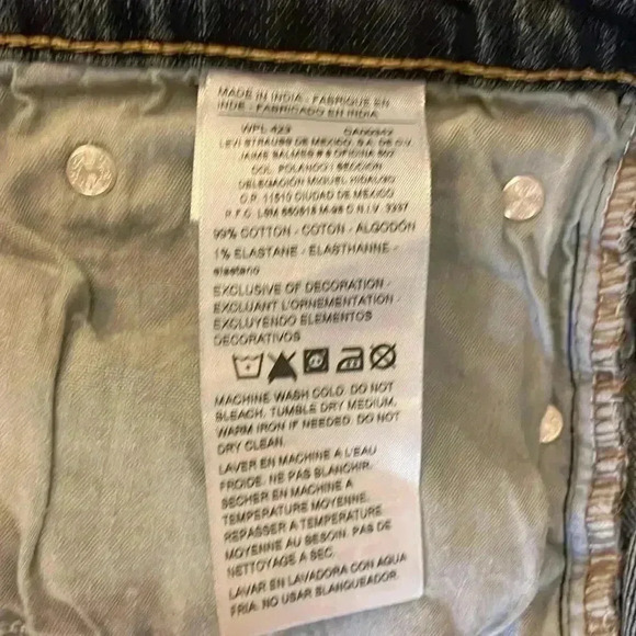 Signature Levi Strauss S51 Straight Faded  Men’s 38x30 Jeans - Picture 8 of 8